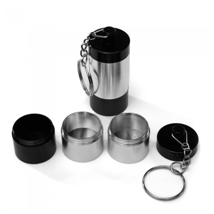 Алюмінієвий контейнер для трав на 3 відсіки Silver