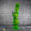 Акриловый бонг для курения Comfort 32 см Салатовый с листьями
