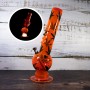 Акриловый оранжевый бонг с подсветкой высотой 32 см