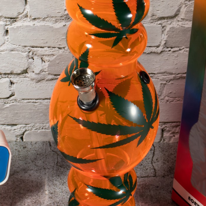 Великий бонг для куріння Помаранчевий Water Bomb