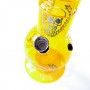 Большой водный бонг из акрила для курения 53 см желтый с черепом