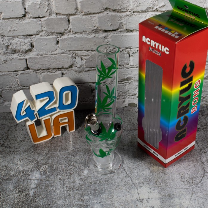 Бонг для куріння 20 см Прибулець 420