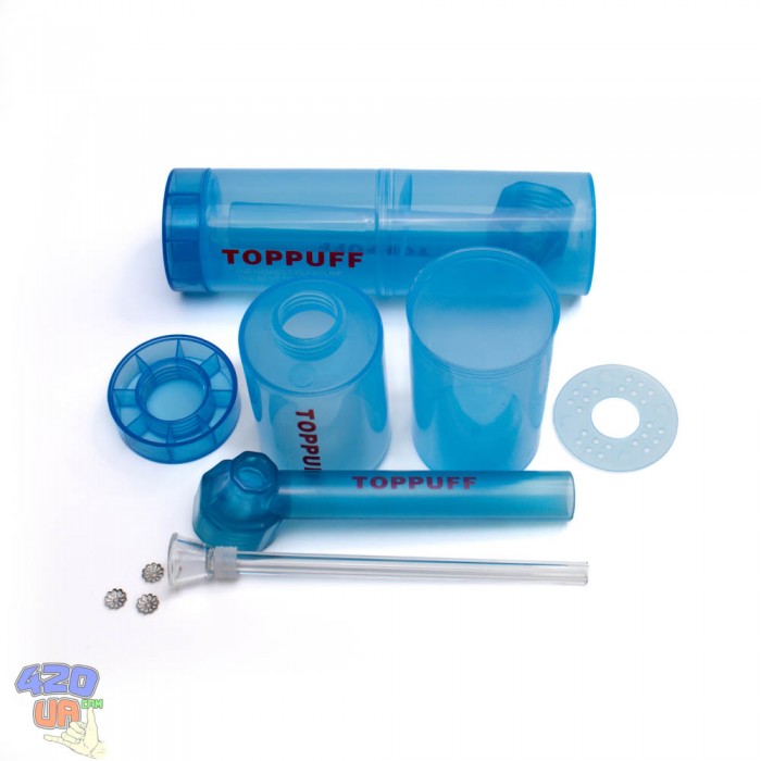 Бонг Top puff 2 з тубусом Синій