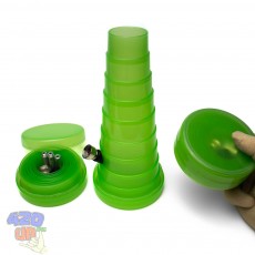 Розкладний курильний 420 бонг для подорожей Турист зелений