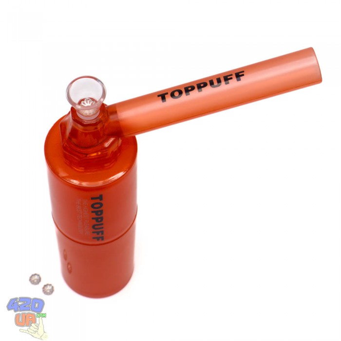 Бонг Top puff 2 у тубі Помаранчевий