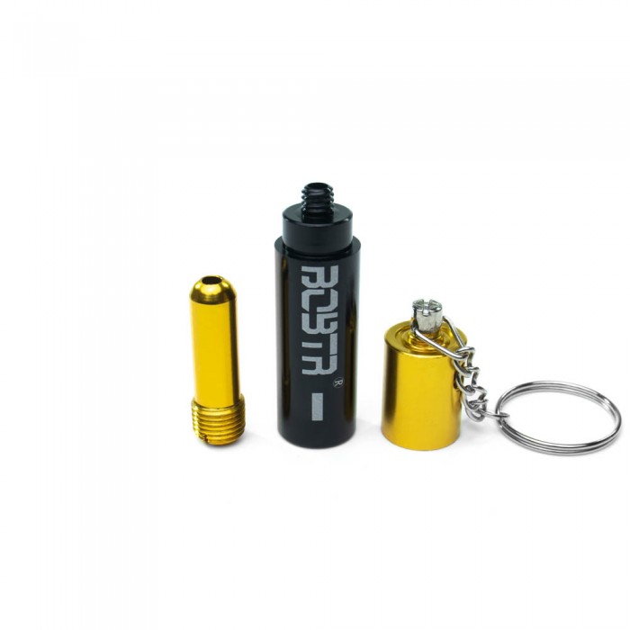 Трубка для куріння Батарейка Gold з маскуванням під брелок