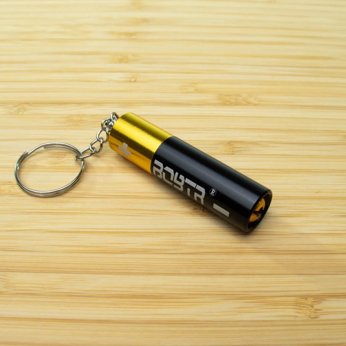 Трубка для куріння Батарейка Gold з маскуванням під брелок