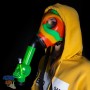 Курительный Бонг маска Противогаз Crazy Mask 420