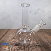 Курительный бонг ХулиGun 16 см для 420 курения из боросиликатного стекла