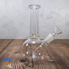 Курительный бонг ХулиGun 16 см для 420 курения из боросиликатного стекла