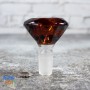 Большая стеклянная чаша для бонга Diamond 14 мм Янтарь