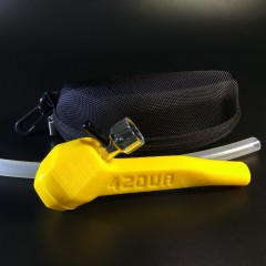 Курительная трубка бонг 2 в 1 Easy Stoner 420UA Yellow