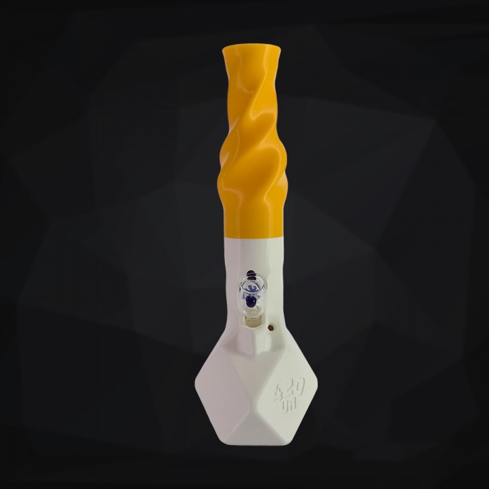 Модульний бонг Compact White Yellow 35см 420UA