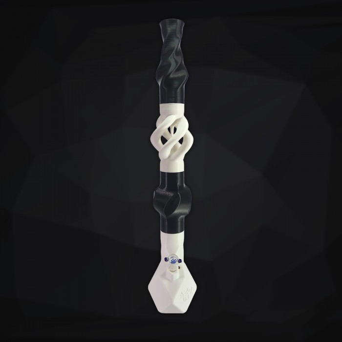 Модульний бонг Premium White Black 64см 420UA