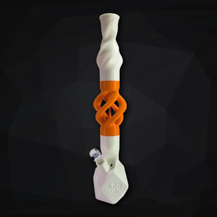 Tornado White Orange 50см 420UA Модульний бонг Tornado White Orange 50см 420UA Модульний бонг