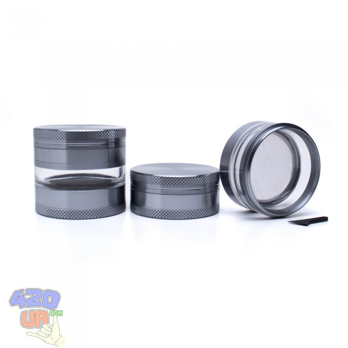 Великий 63мм гриндер Panorama Silver