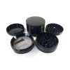 Большой Гриндер для табака Classic Black 63 мм Измельчитель Крешер