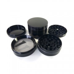 Большой Гриндер для табака Classic Black 63 мм Измельчитель Крешер