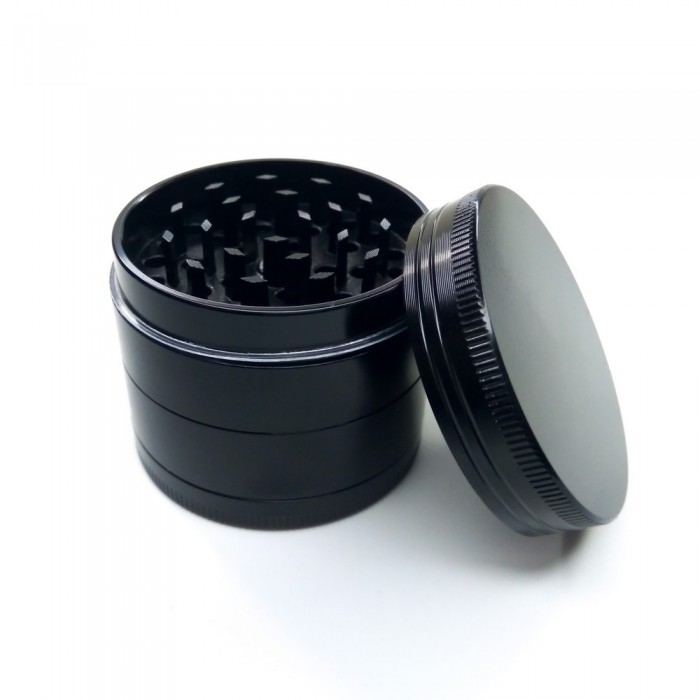 Черный гриндер диаметром 50мм из четырех частей 