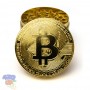Гриндер с гравировкой Bitcoin диаметром 63мм 4 части