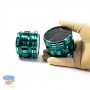 Гриндер 63мм Top Grinder с прозрачной крышкой Зелёный