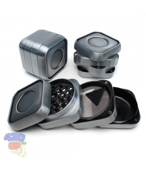Гриндер безрезьбовой Cube Silver 63 мм магнитный измельчитель для шишек
