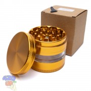 Гриндер для трав Panorama Gold D=63мм измельчитель с прозрачной частью