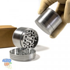 Гріндер для трави 50мм Silver Premium 4 частини Подрібнювач Крешер