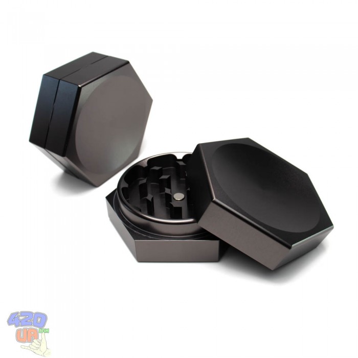Гріндер Hexa Gun Black 55мм Шестигранник Гріндер Hexa Gun Black 55мм Шестигранник
