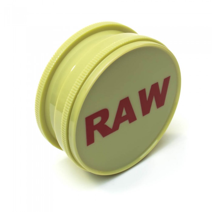Гріндер RAW Magnetic No.1 60мм для трав, жовтий хакі
