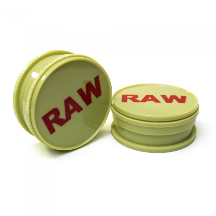 Гріндер RAW Magnetic No.1 60мм для трав, жовтий хакі