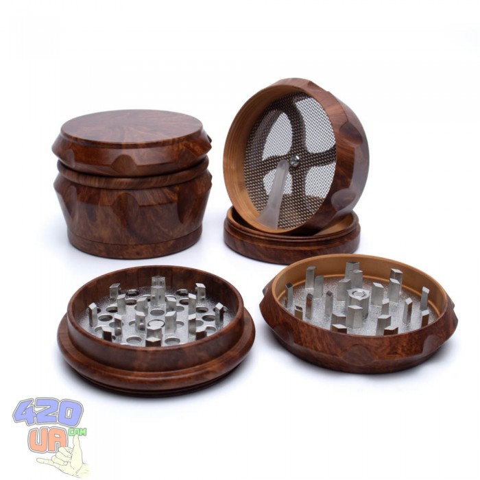Ручной измельчитель для табака Wood 420