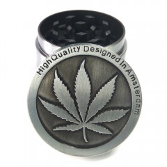Металевий Гріндер для шишок WEED 4 секції