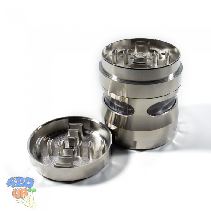 Ручний гриндер Big Crush Silver 63мм Ножі рейки Ручний гриндер Big Crush Silver 63мм Ножі рейки