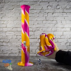 Бонг силиконовый Candy 35 см яркий небьющийся девайс для курения