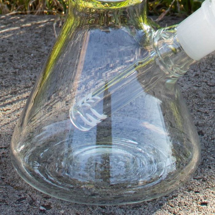 Бонг скляний для куріння Beaker Dome Matrix 32 см Green