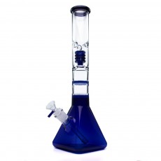 Бонг скляний Піраміда 41 см Blue