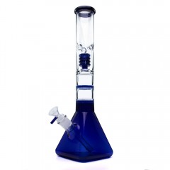 Бонг стеклянный Пирамида 41 см Blue