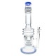 Бонг скляний Honeycomb Tower 45см Blue indigo