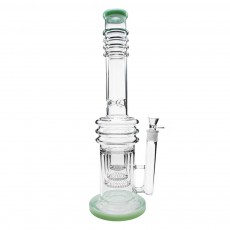 Бонг скляний Honeycomb Tower 45см Green