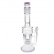 Бонг скляний Honeycomb Tower 45см Pink