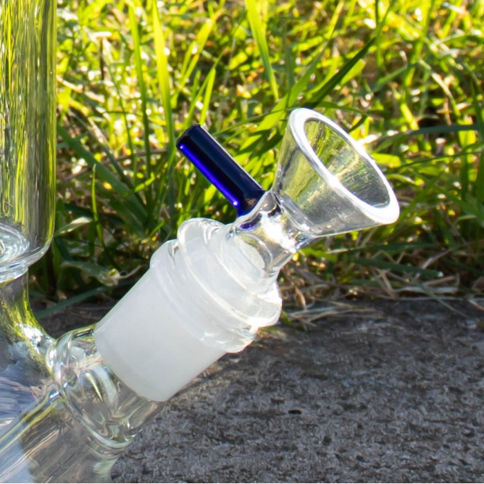 Бонг скляний для куріння Beaker Dome Matrix 32 см Blue