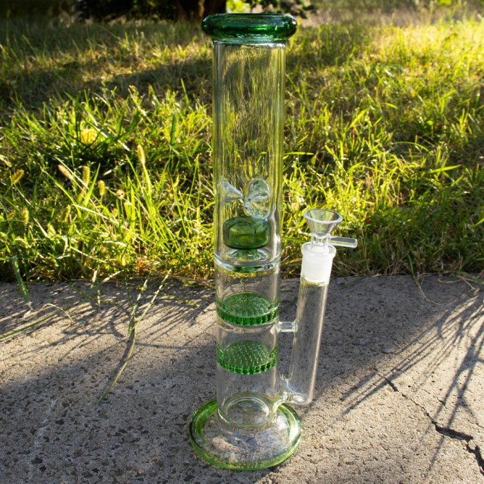 Скляний курильний бонг Sota 30 см Green 