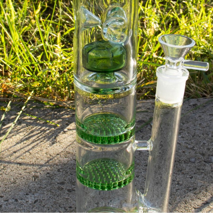 Скляний курильний бонг Sota 30 см Green 