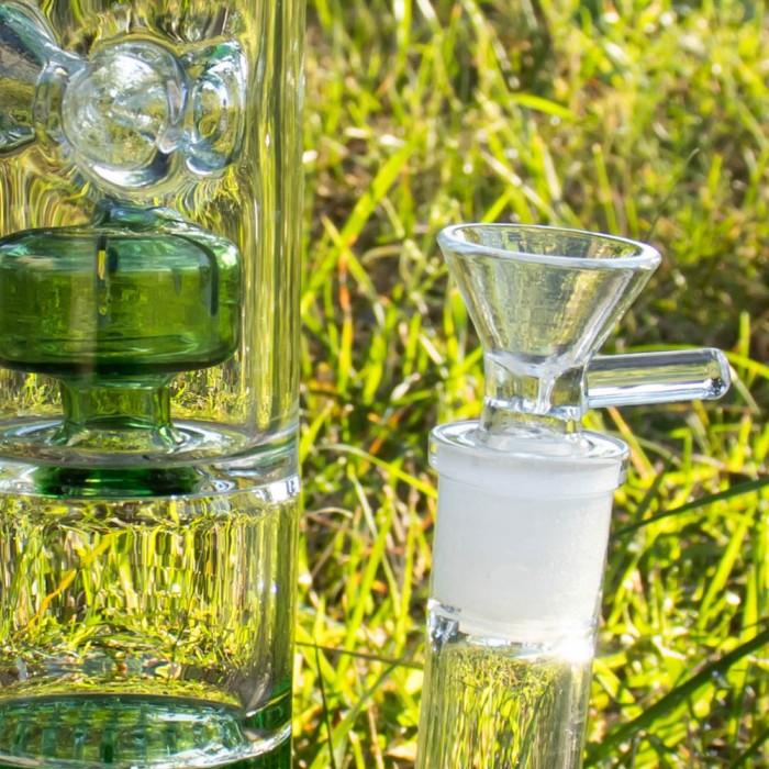 Скляний курильний бонг Sota 30 см Green 