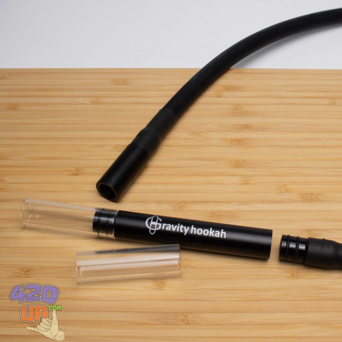 Граві бонг Gravity Bong Hookah 39см Чорний