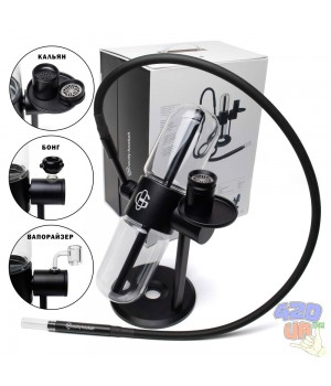 Гравитационный бонг Gravity Bong Hookah 39см Черный Premium Box