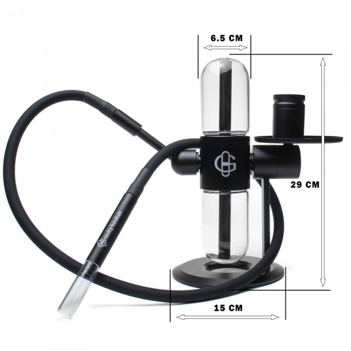 Гравітаційний бонг Gravity Hookah Kompact з кейсом