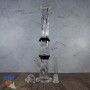 Красивый стеклянный бонг Crystal 33 см с 8 рукавным древовидным перколятором