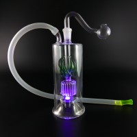 Oil бонг с LED подсветкой для выпаривания масел